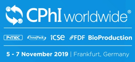 CPHI Worlwide 2019 In Frankfurt Germany, 5 – 7 November 2019