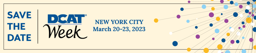 DCAT Week MARCH 20-23, 2023 NEW YORK CITY